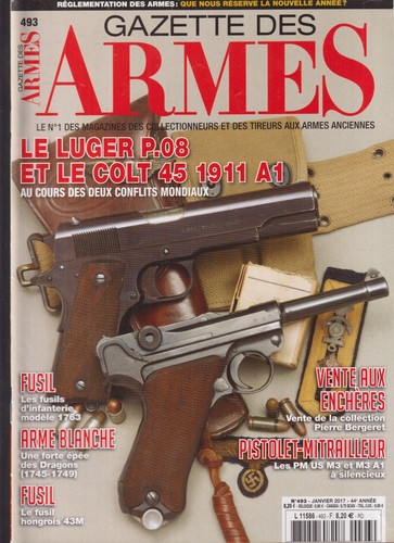 Gazette des armes 493 luger - armes,